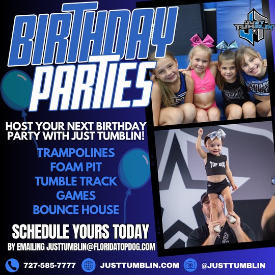 Read more about the article Birthday Parties at Just Tumblin’!